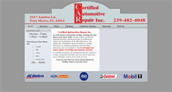 Desktop Screenshot of certifiedautofl.com